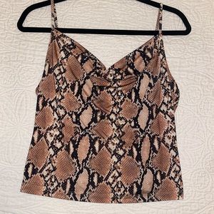 Urban outfitters snake skin tank top